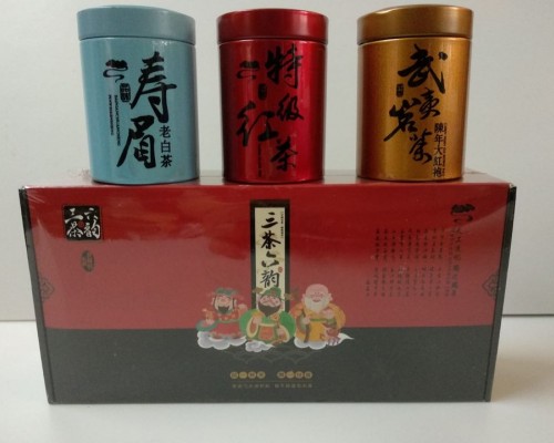福、祿、壽”三星原片茶葉試飲禮盒
